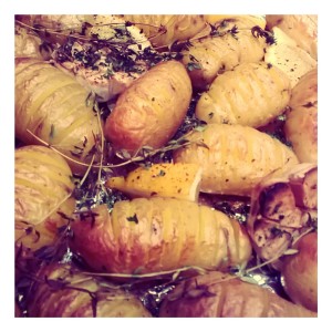 Geroosterde aardappeltjes met verse kruiden